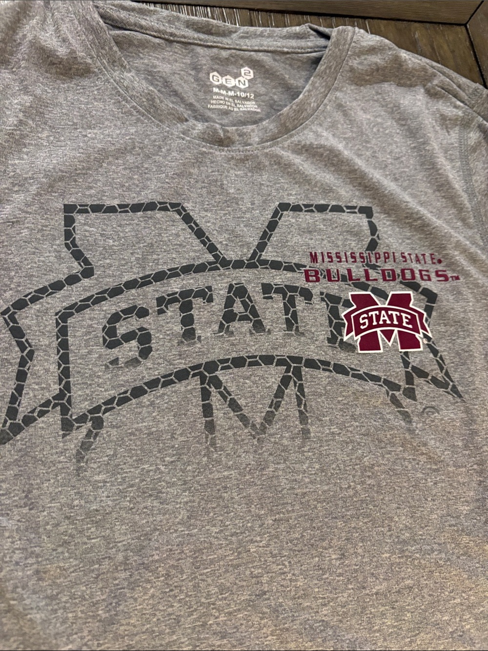 NWT Lot of 2x [Gen2] Mississippi State Bulldogs NCAA Shirts Pack Youth M or L - Picture 10 of 12